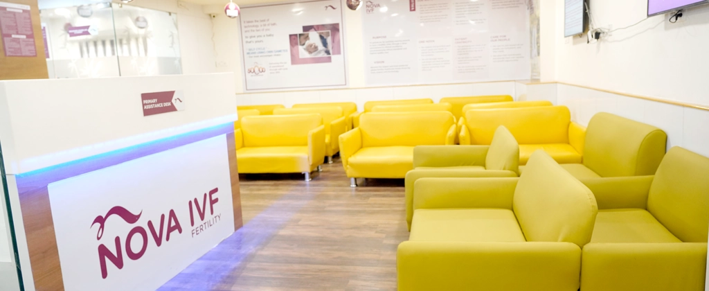 Reception Area Front View at Nova IVF Fertility Centre in Kankurgachi