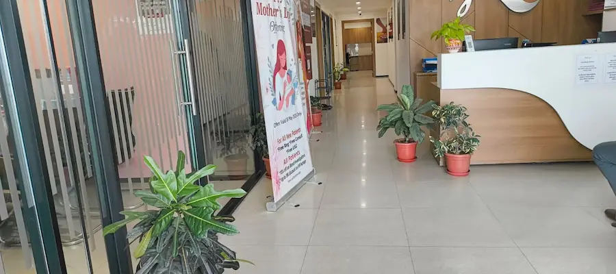 Main entrance of Nova IVF Fertility clinic in Bareilly, welcoming patients for expert IVF and infertility treatments.